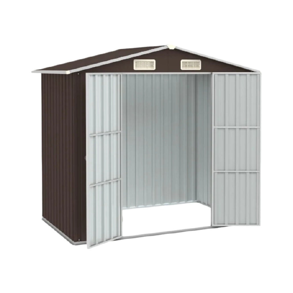 Abri de jardin en métal pour le stockage extérieur - 150 x 100 x 120